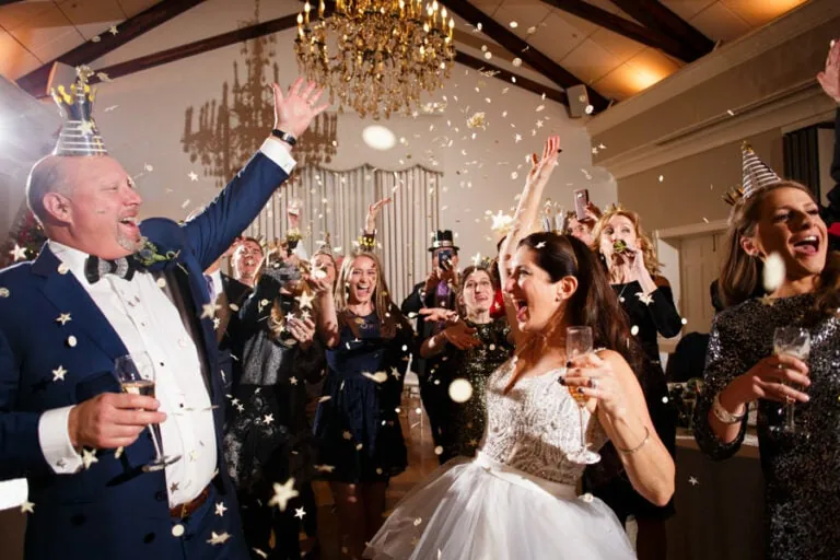 University and Whist Club Wilmington NEw Years Eve Wedding